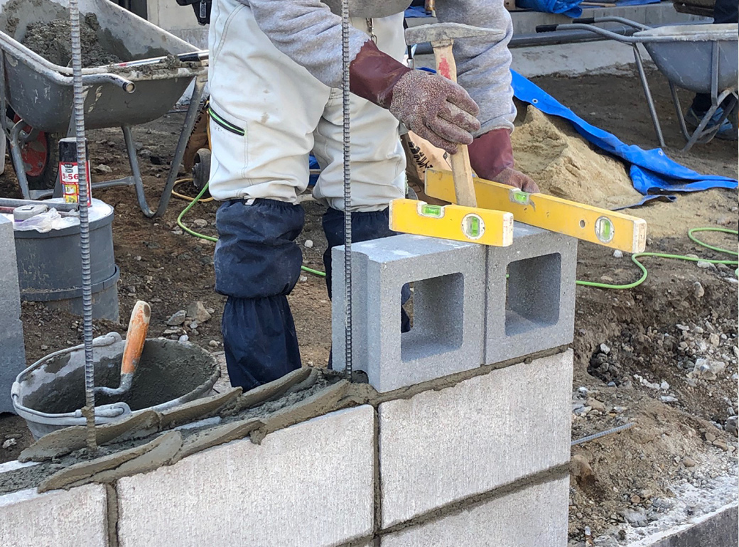 ブロックを積む